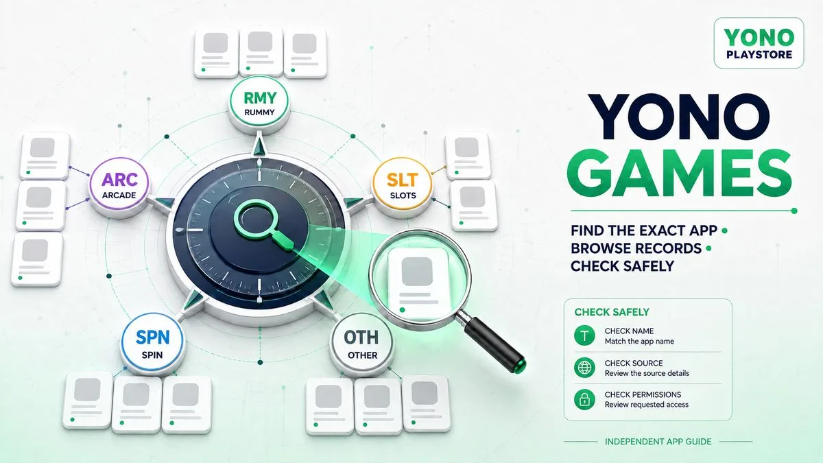 Yono Games: App Identity, Available Records and Safety Checks illustration