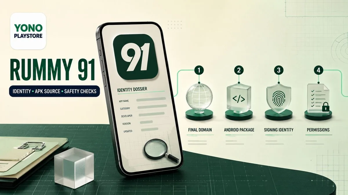 Rummy 91 Game: App Identity, APK Source and Safety Information illustration